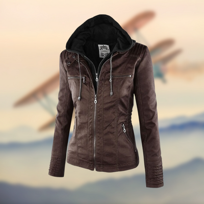 Clara - Elegant Hooded Jacket