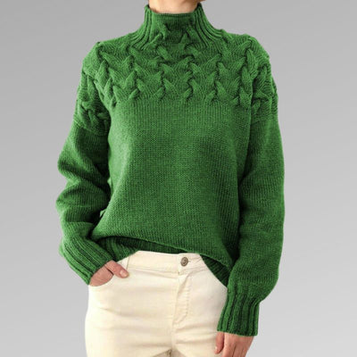 Talia - Knitted High-Neck Jumper