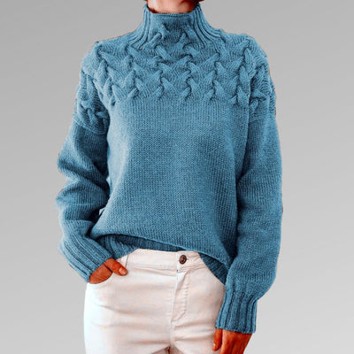 Talia - Knitted High-Neck Jumper