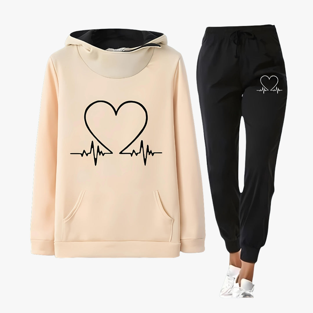 Carmen - Heartbeat Hoodie Co-ord