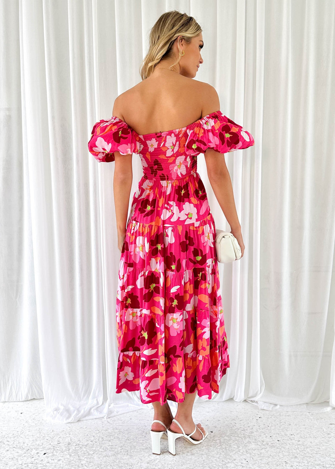 Irene - Floral Midi Dress