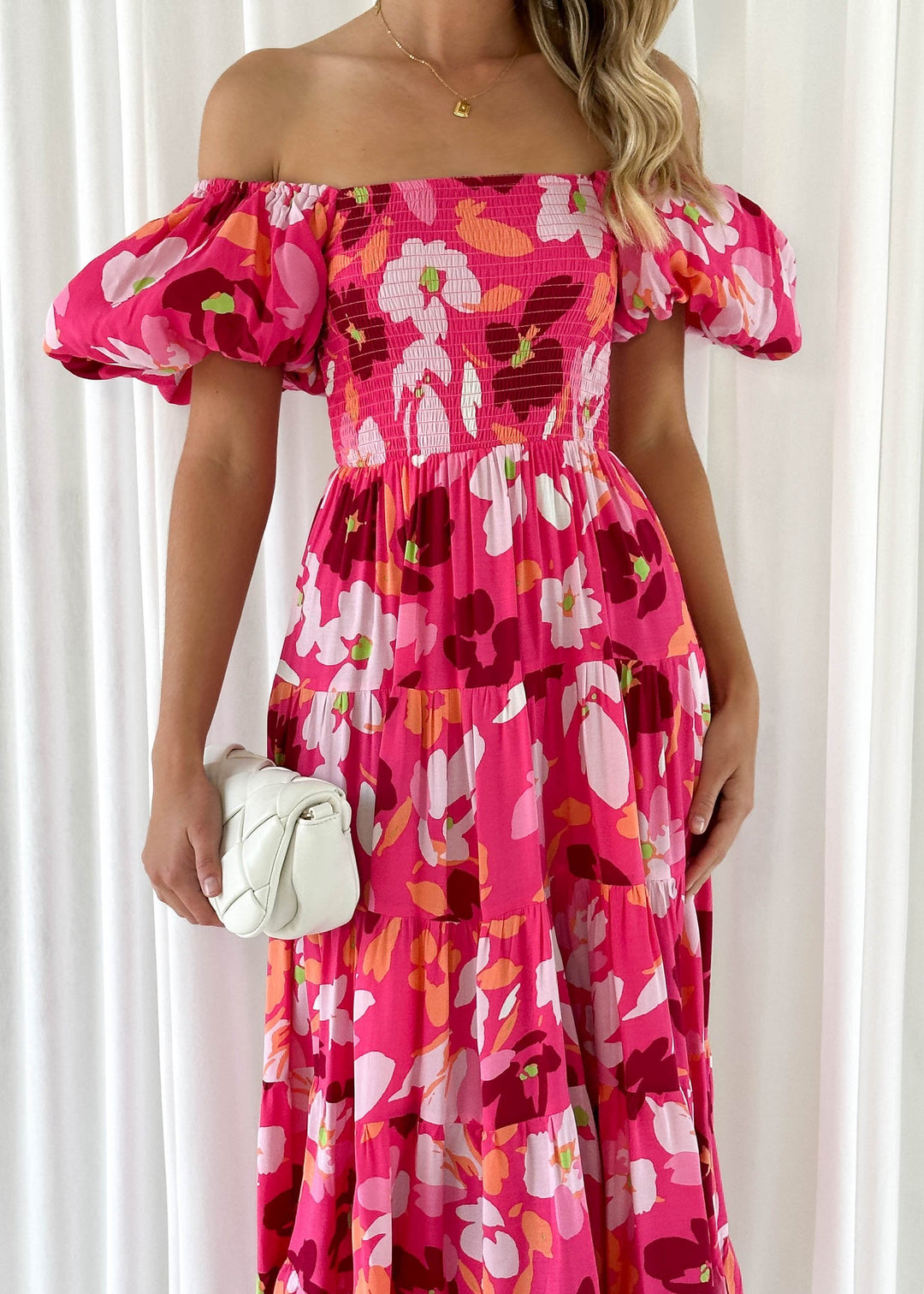 Irene - Floral Midi Dress
