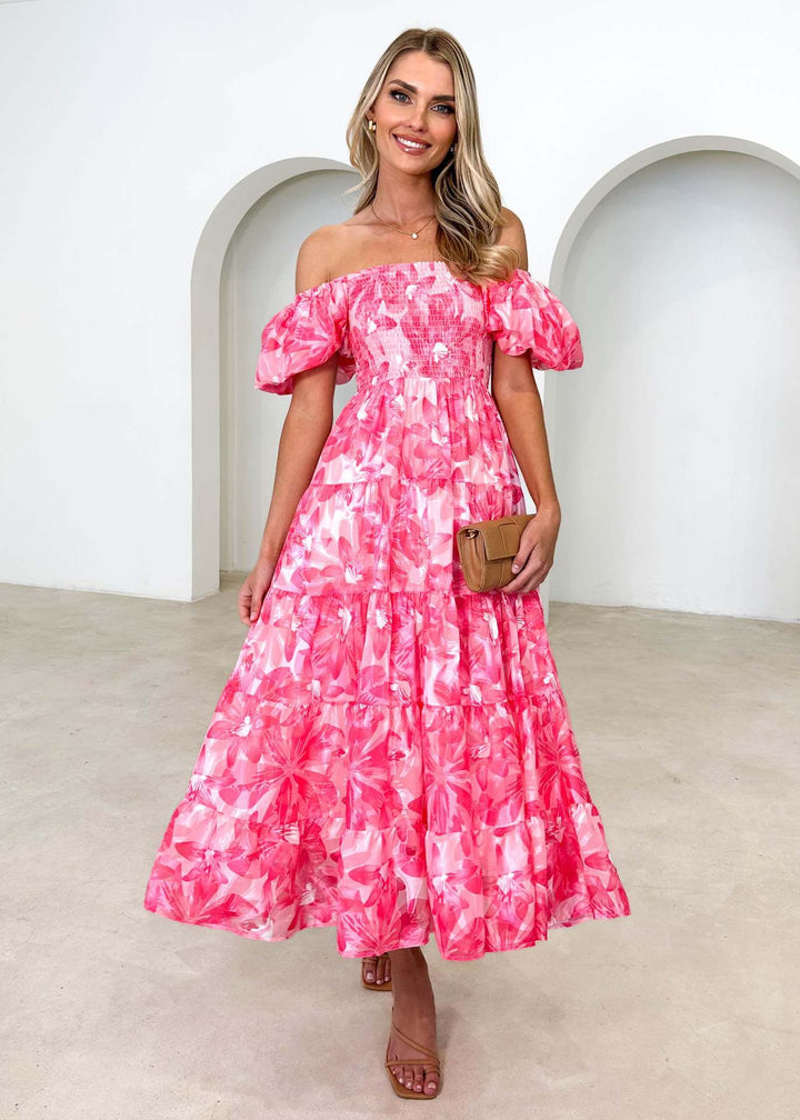 Irene - Floral Midi Dress