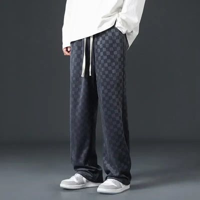 Liam - Checkered Cozy Corduroys