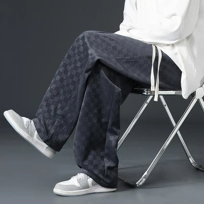 Liam - Checkered Cozy Corduroys