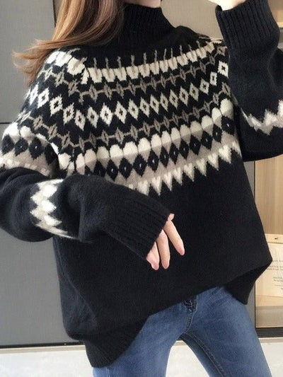 Georgina - High-neck Knitted Jumper