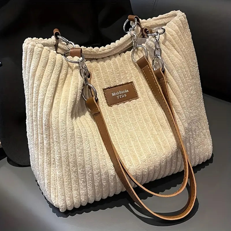 Layla - Corduroy Tote Bag