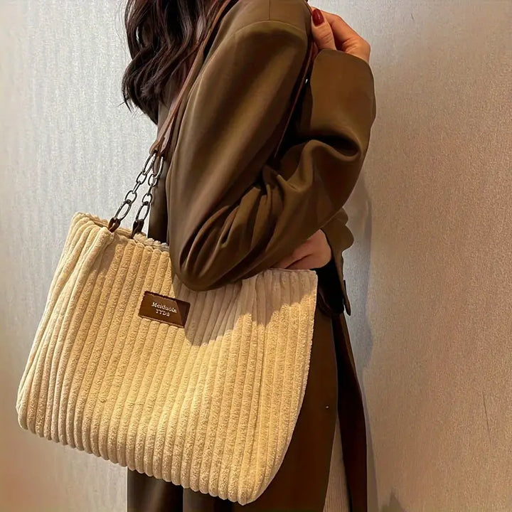 Layla - Corduroy Tote Bag