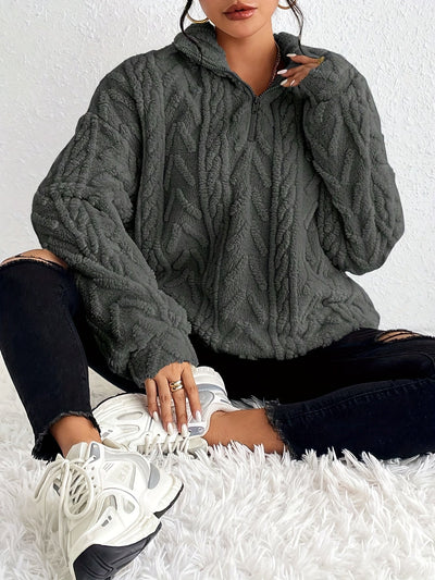 Millie - Knit Half Zip Jumper