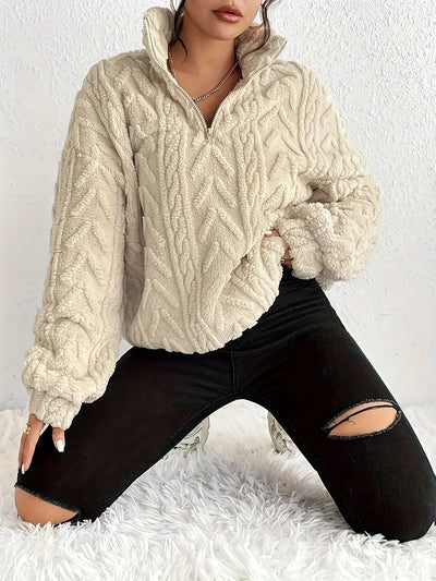 Millie - Knit Half Zip Jumper