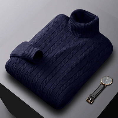 Anthony - Knitted Roll Neck Jumper