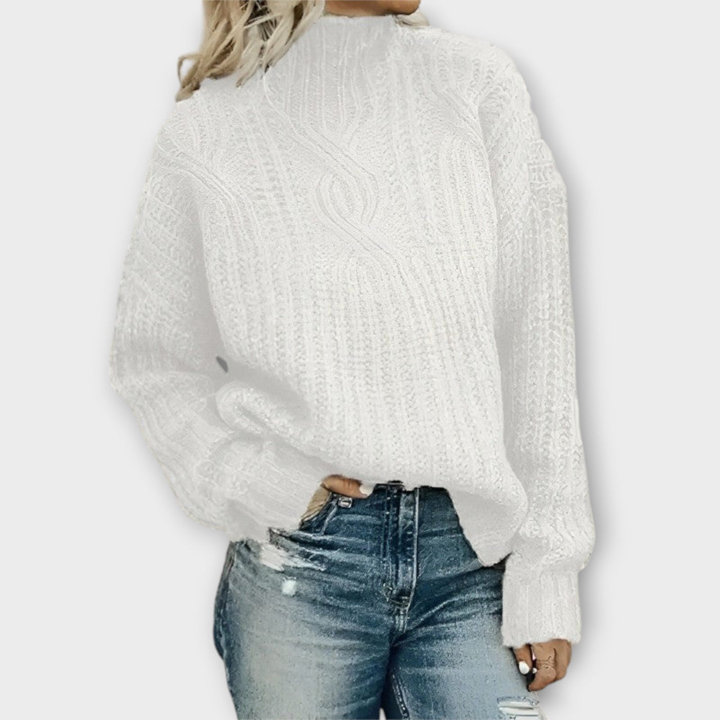 Poppy - High Neck Knitted Jumper