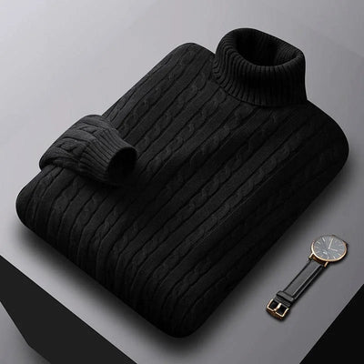 Anthony - Knitted Roll Neck Jumper