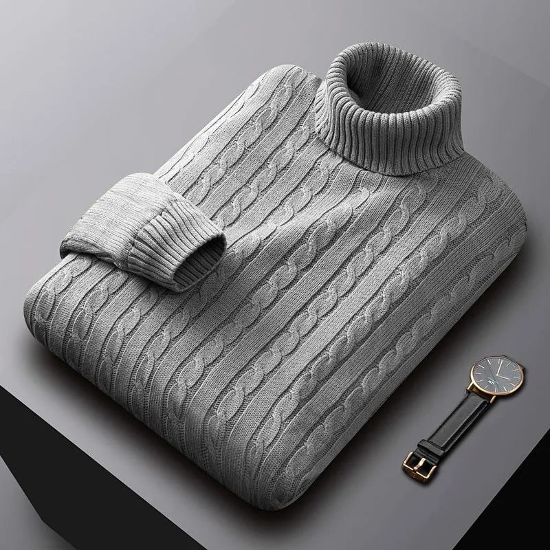 Anthony - Knitted Roll Neck Jumper