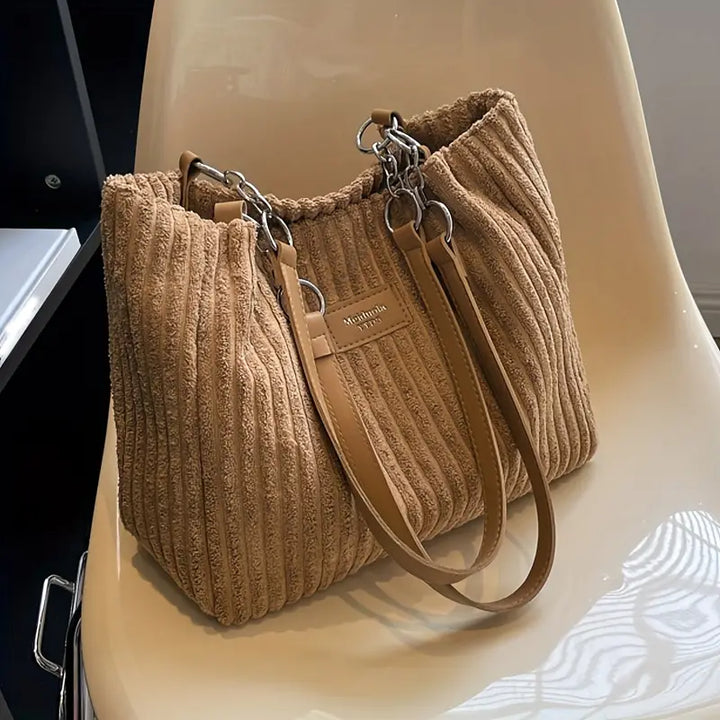 Layla - Corduroy Tote Bag