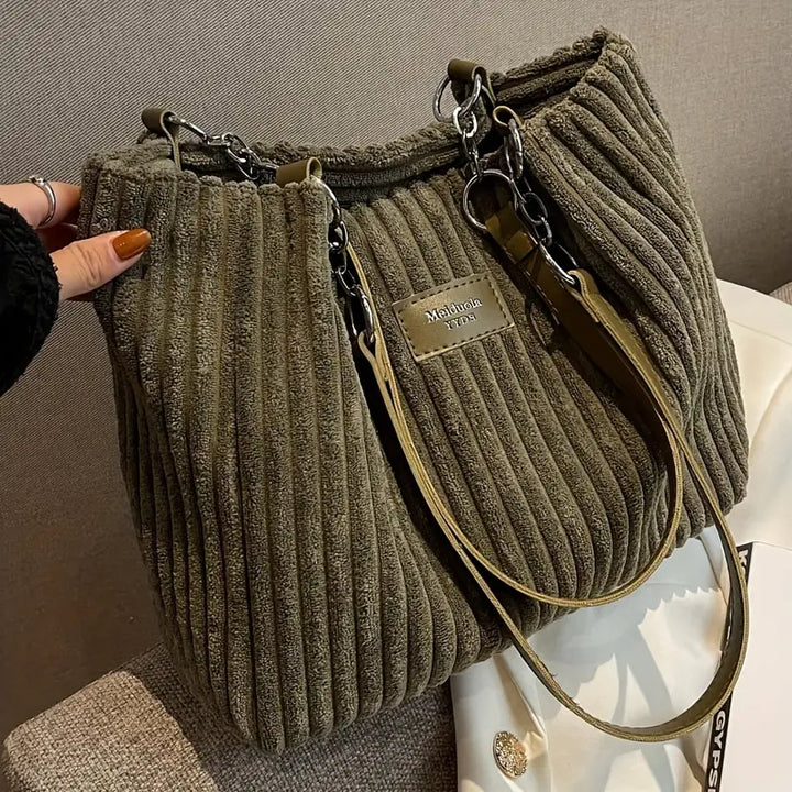 Layla - Corduroy Tote Bag