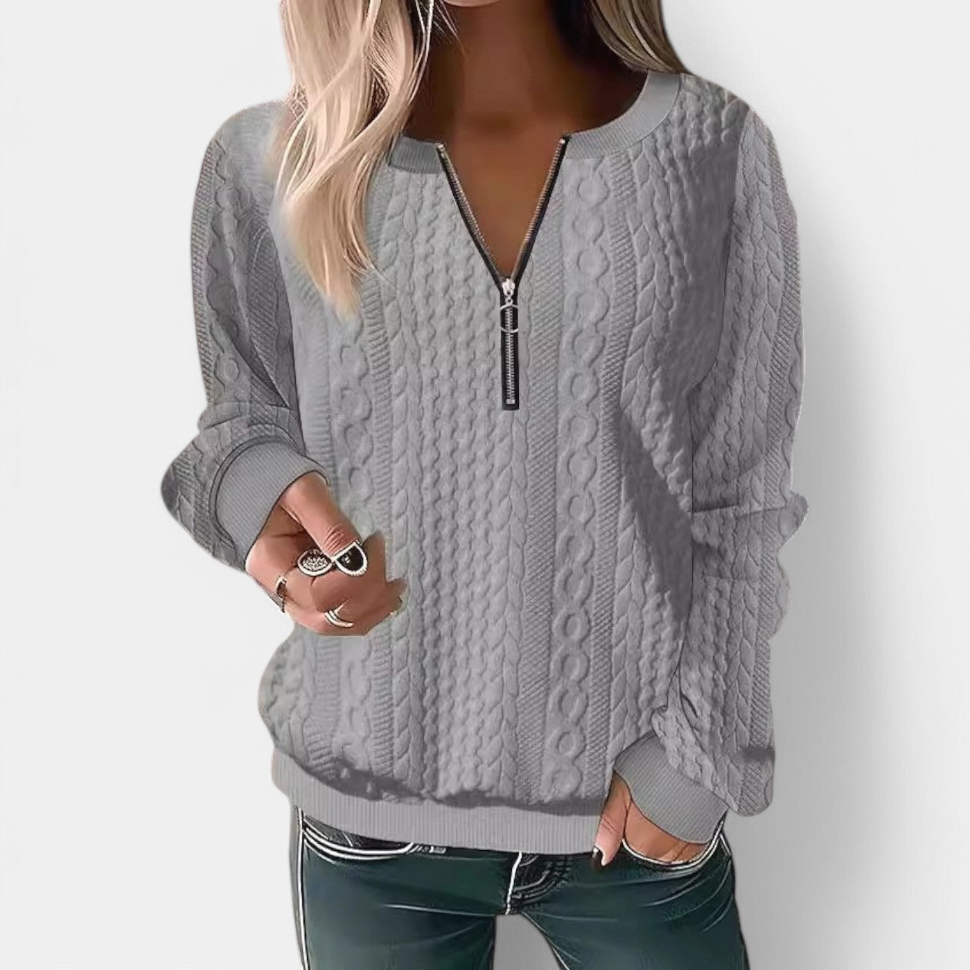 Valerie - Half-Zip Jumper