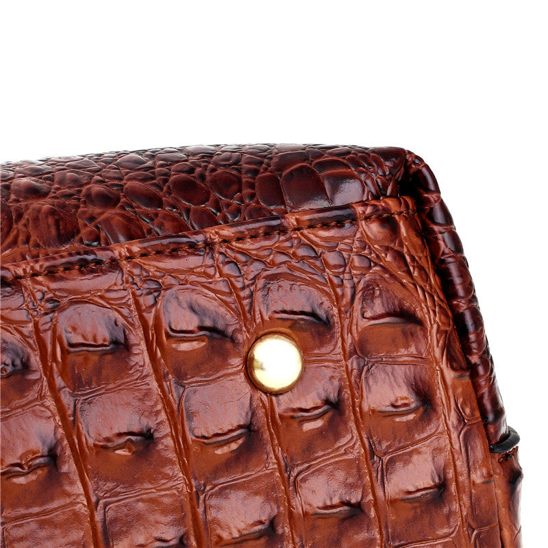 Ella - Vintage Croc-Effect Handbag