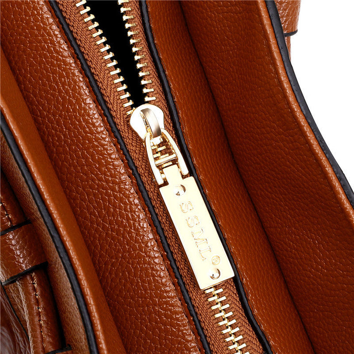 Ella - Vintage Croc-Effect Handbag