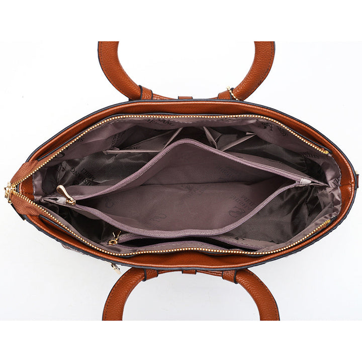 Ella - Vintage Croc-Effect Handbag